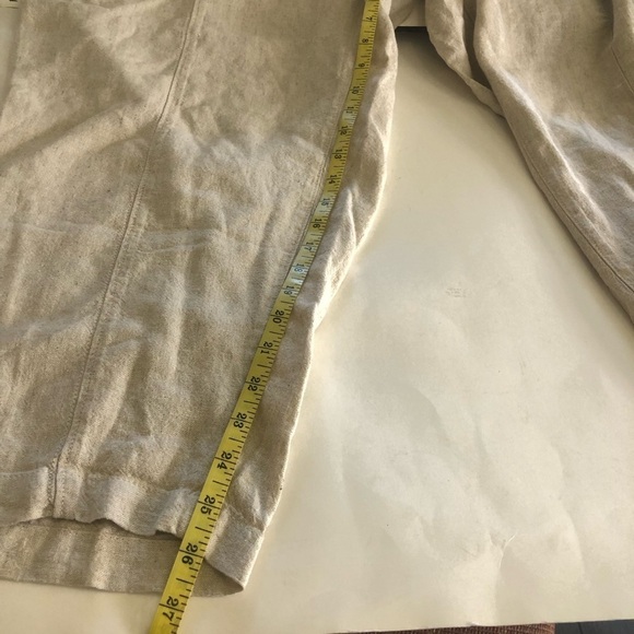 Old Navy Woman’s High-Waisted Cropped Linen-Blend Pants Plus Size 4X - Picture 12 of 13